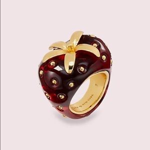 Kate Spade New York Wild Strawberry Ring Size 6